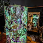 Fluorite Crystal Table Lamp (Medium Size) #1