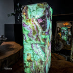 Fluorite Crystal Table Lamp (Medium Size) #2