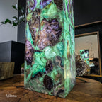 Fluorite Crystal Table Lamp (Medium Size) #2