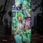 Fluorite Crystal Table Lamp (Medium Size) #2