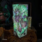 Fluorite Crystal Table Lamp (Medium Size) #2