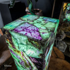 Fluorite Crystal Table Lamp (Medium Size) #2