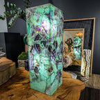 Fluorite Crystal Table Lamp (Medium Size) #3