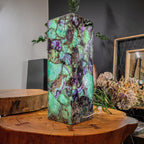 Fluorite Crystal Table Lamp (Medium Size) #4