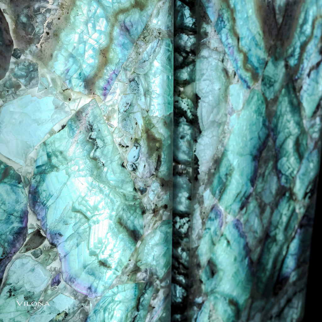 Fluorite Crystal Wall Panels (Set #5 Out Of 7)