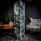 Fluorite Floor Lamp - Medium - 55"H x 11.75"W - Square - #9