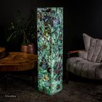 Fluorite Floor Lamp - Medium - 55"H x 11.75"W - Square - #9