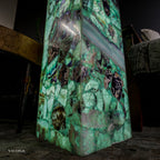 Fluorite Floor Lamp - Medium - 55"H x 11.75"W - Square - #9