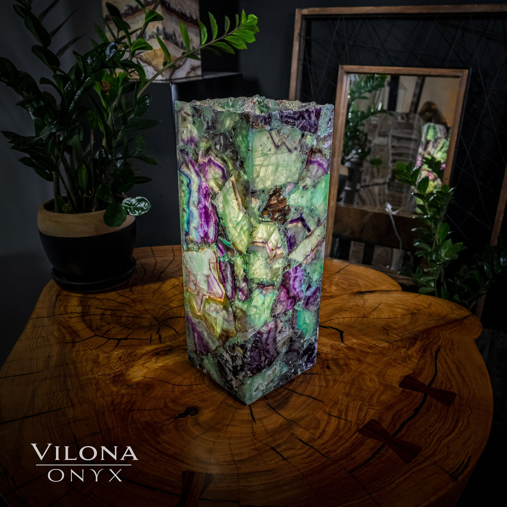 Fluorite Lamp (Small Table Lamp #12)
