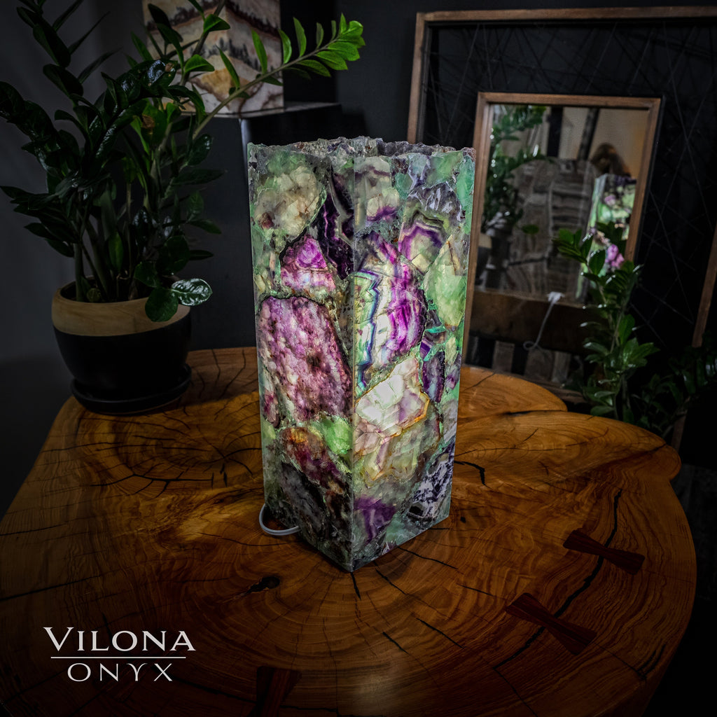 Fluorite Lamp (Small Table Lamp #12)