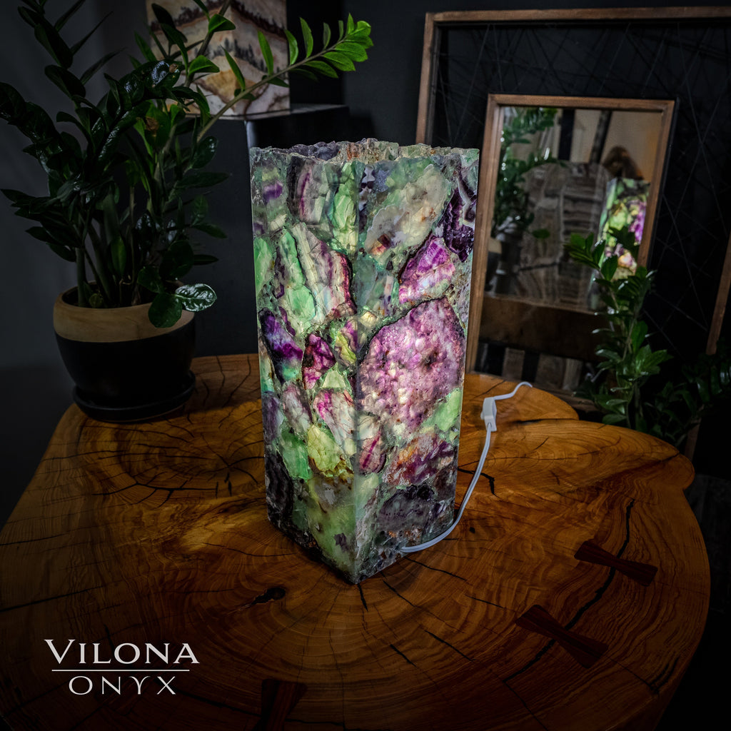 Fluorite Lamp (Small Table Lamp #12)