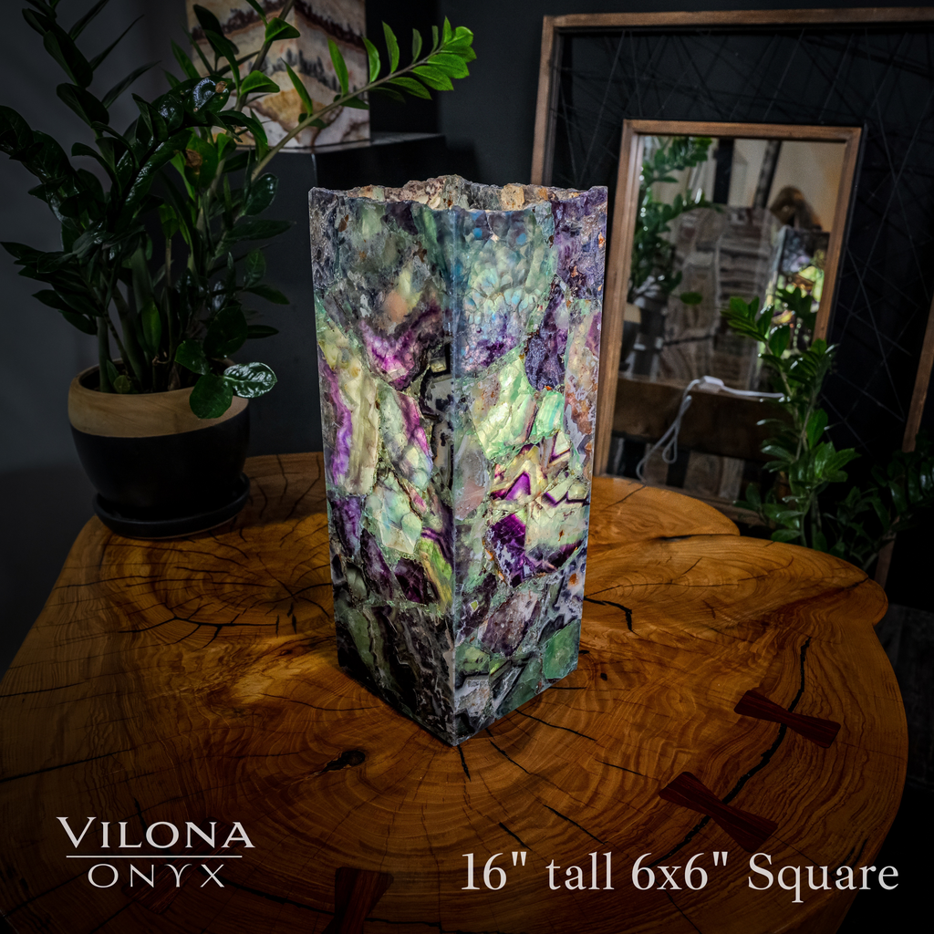 Fluorite Lamp (Small Table Lamp #15)