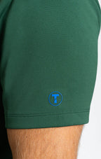 Short Sleeve Polo Solid // Forest