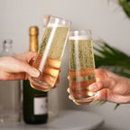 Stemless Champagne Glasses