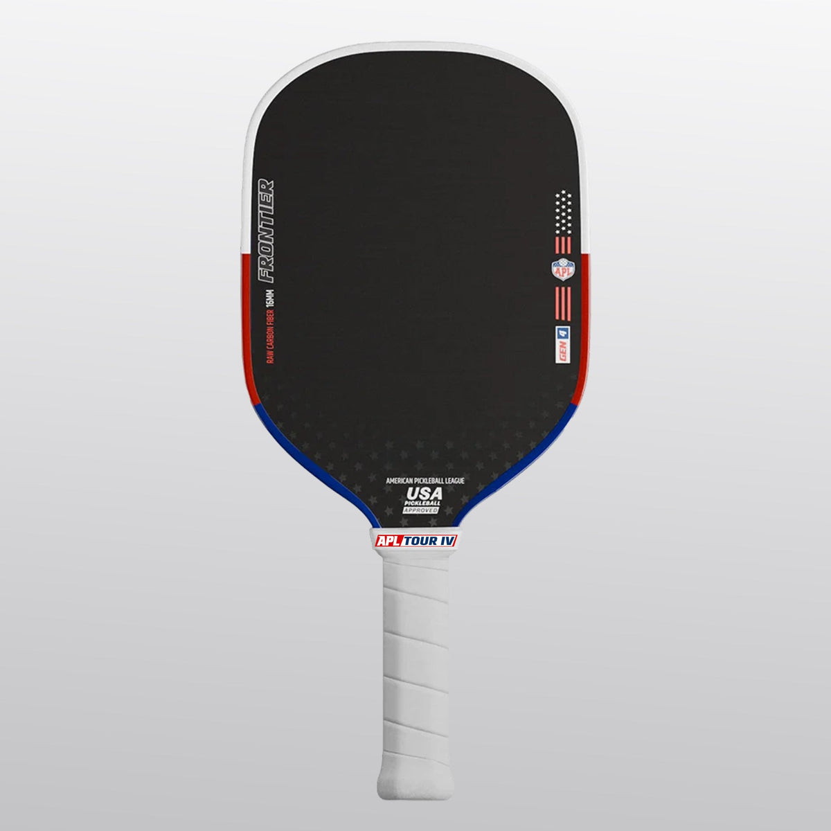 Frontier TOUR IV 16mm Pickleball Paddle | T700 Carbon Fiber | Gen 4 Thermoformed