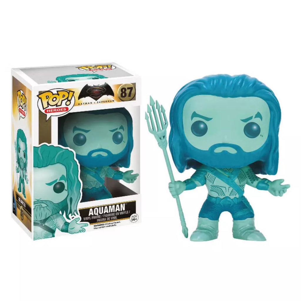 Funko Pop Batman v Superman: Aquaman (Blue) Vinyl Figure #87