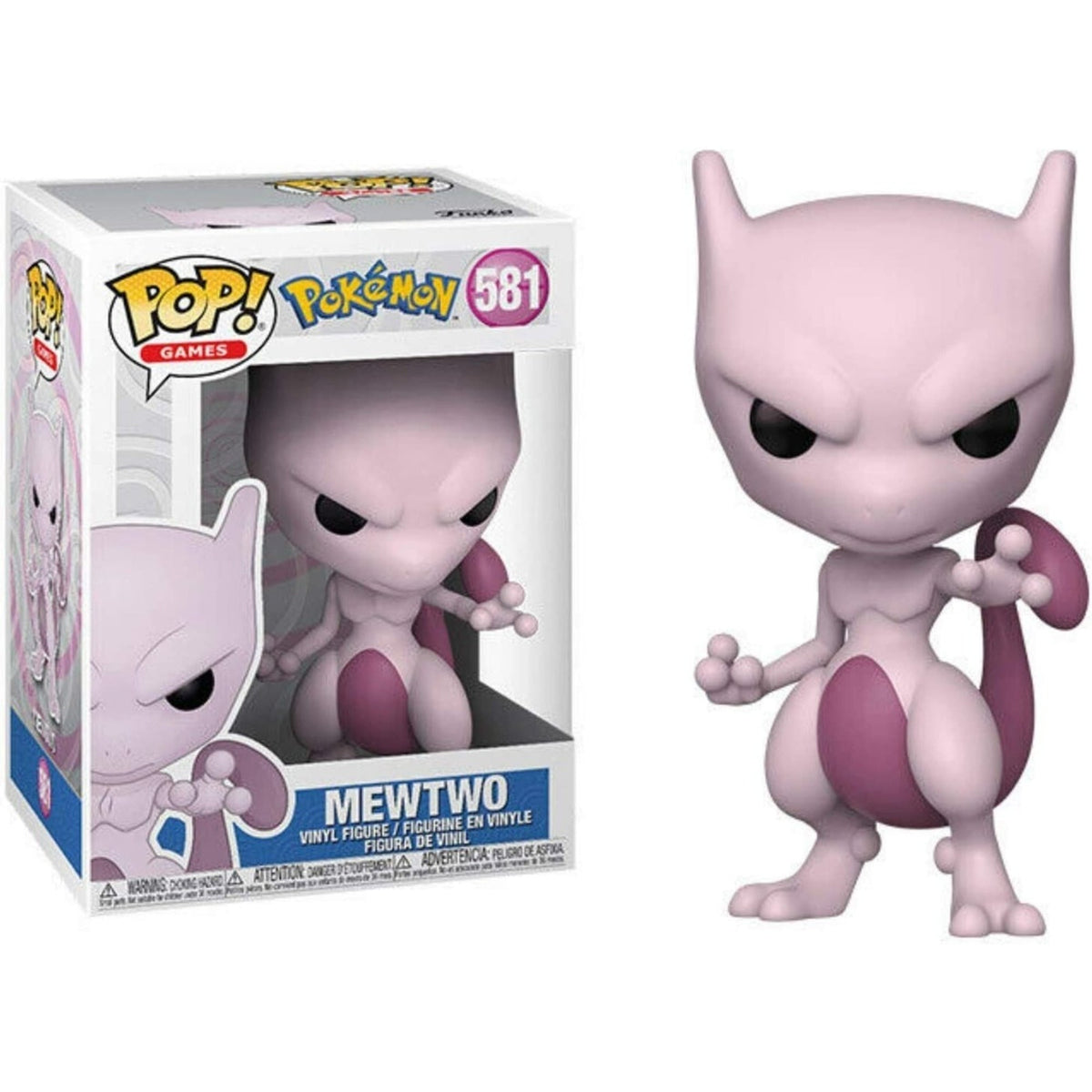 Funko Pop Pokemon: Mewtwo 4-Inch Vinyl Figure #581