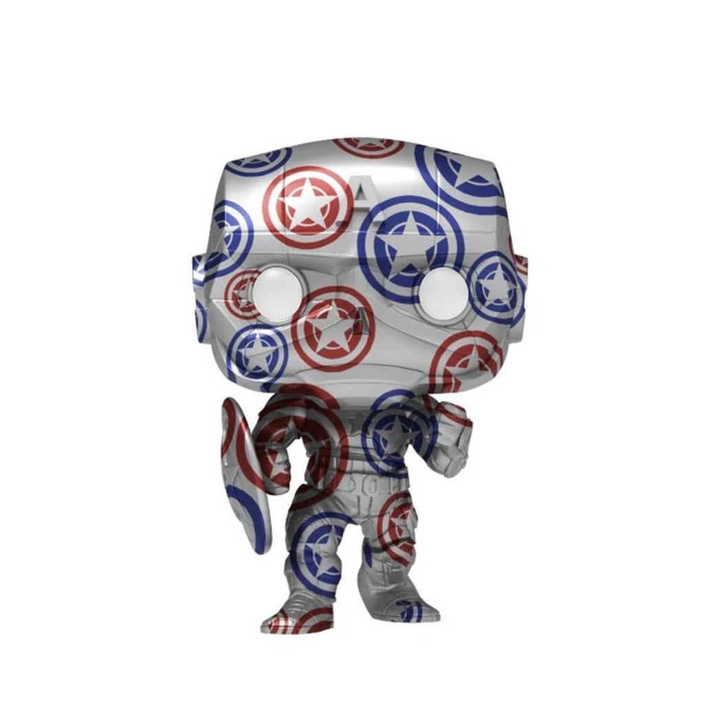 Funko Pop Marvel: Captain America (Art Series) 4-Inch Vinyl Figure #32