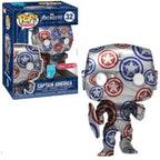 Funko Pop Marvel: Captain America (Art Series) 4-Inch Vinyl Figure #32