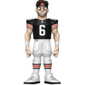 NFL Stars: Browns Baker Mayfield (Home Uniform) Funko Pop 5 Inch Vinyl Gold Figure
