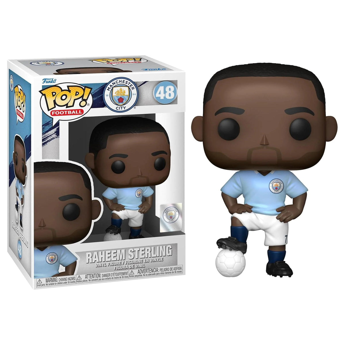 Soccer Stars Manchester City - Raheem Sterling Funko Pop! Vinyl Figure #48