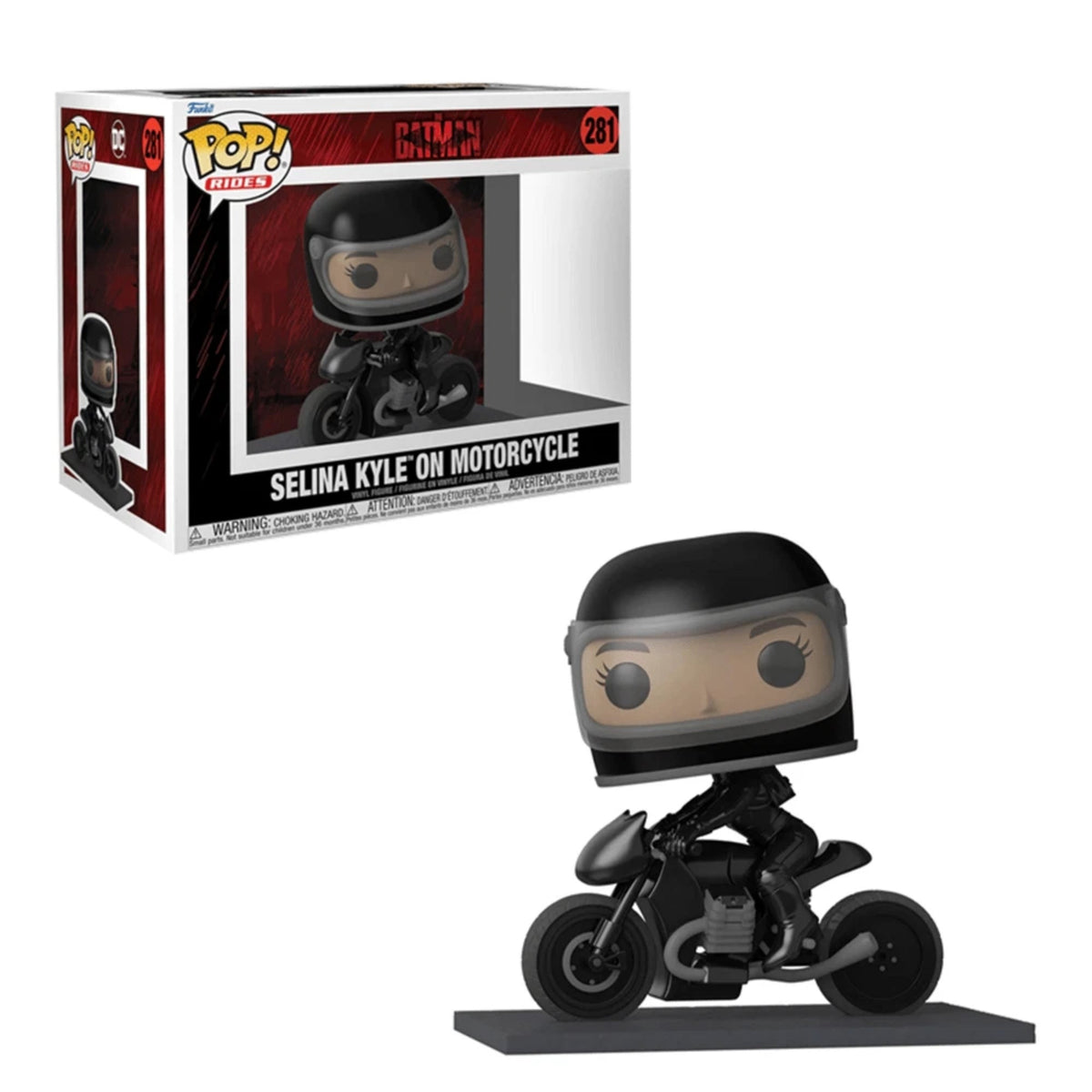 The Batman Selina Kyle Catwoman on Motorcycle Deluxe Funko Pop! Vinyl Figure #281