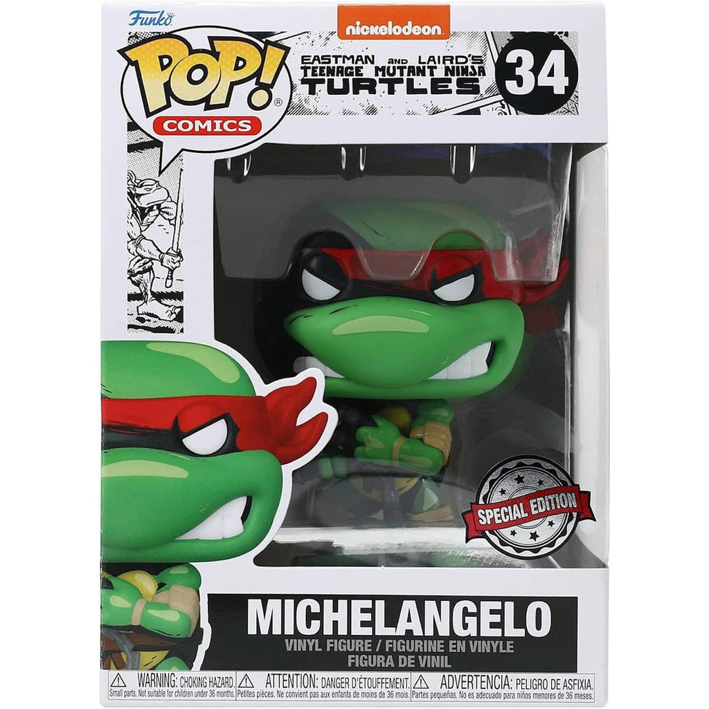 Funko Pop TMNT: Michelangelo (Classic) 4-Inch Vinyl Figure #34