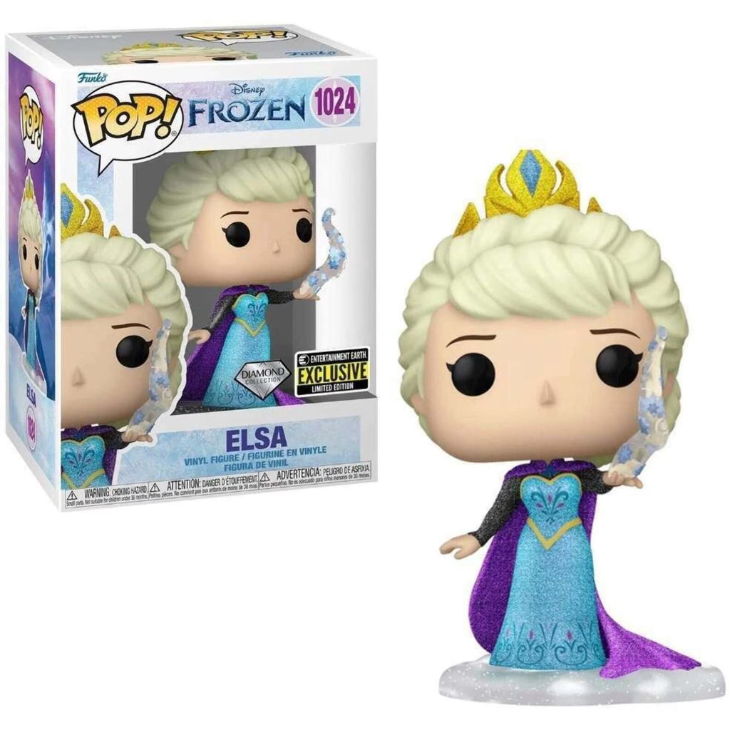 Funko Pop Disney Frozen: Elsa (Diamond Collection) 4-Inch Vinyl Figure #1024