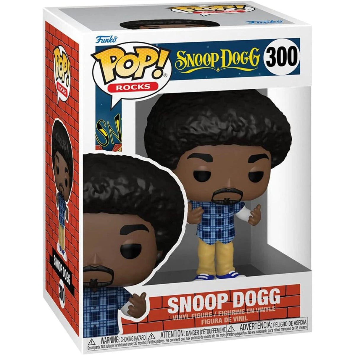 Funko Pop Rocks: Snoop Dogg 4-Inch Vinyl Figure #300