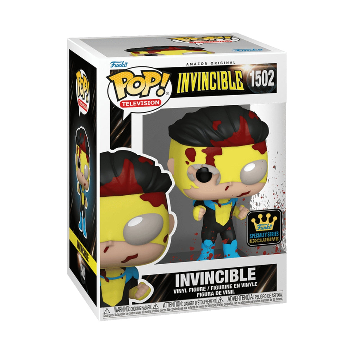 Funko Pop Invincible: Mark Grayson (Bloody) 4-Inch Vinyl Figure #1502