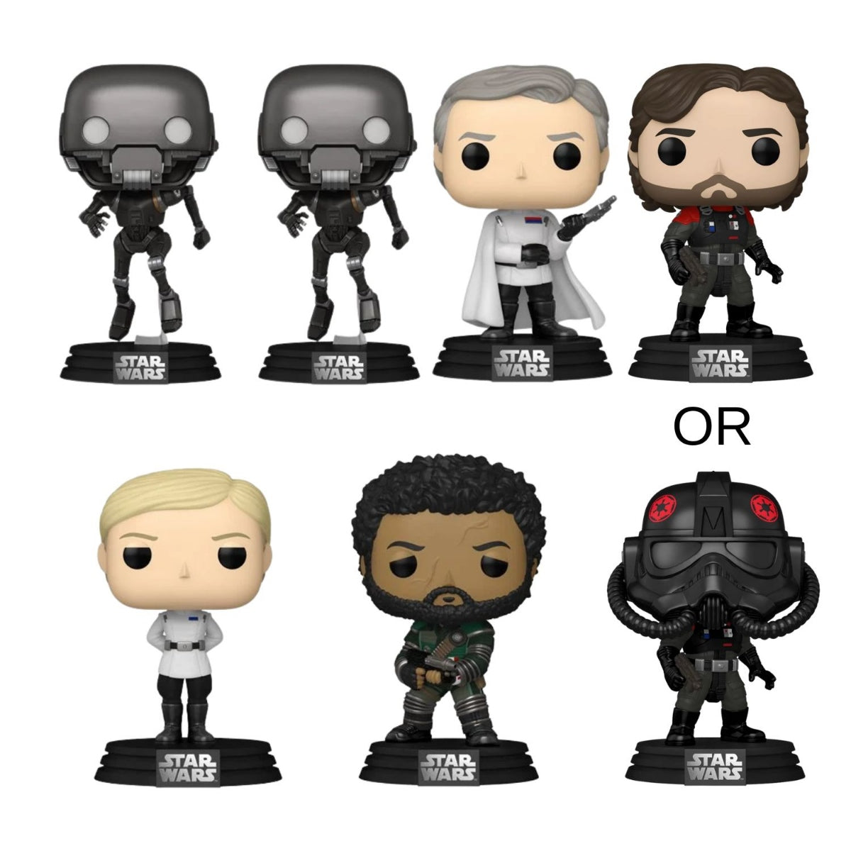 Pack of 6 Assorted Star Wars: Andor Funko Pop! Vinyl Figure Wave 3