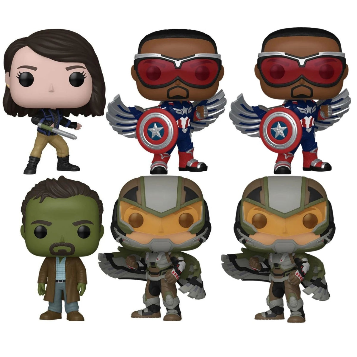 Pack of 6 Assorted Marvel Captain America: Brave New World Funko Pop! Vinyl Figure