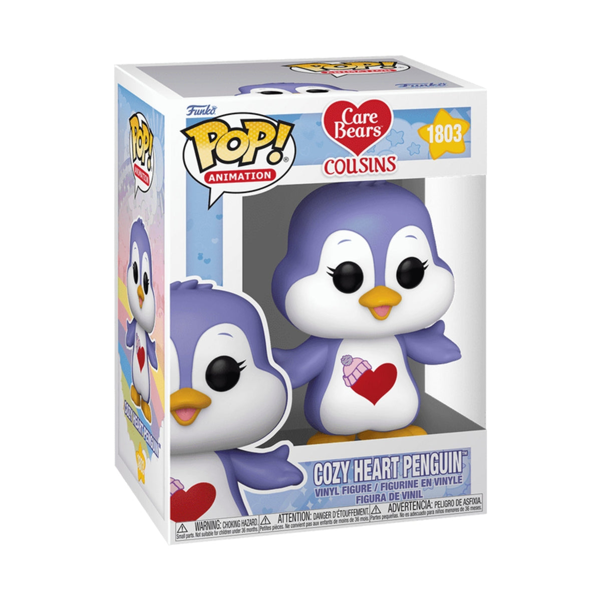 Funko Pop Care Bears: Cozy Heart Penguin 4-Inch Vinyl Figure #1803