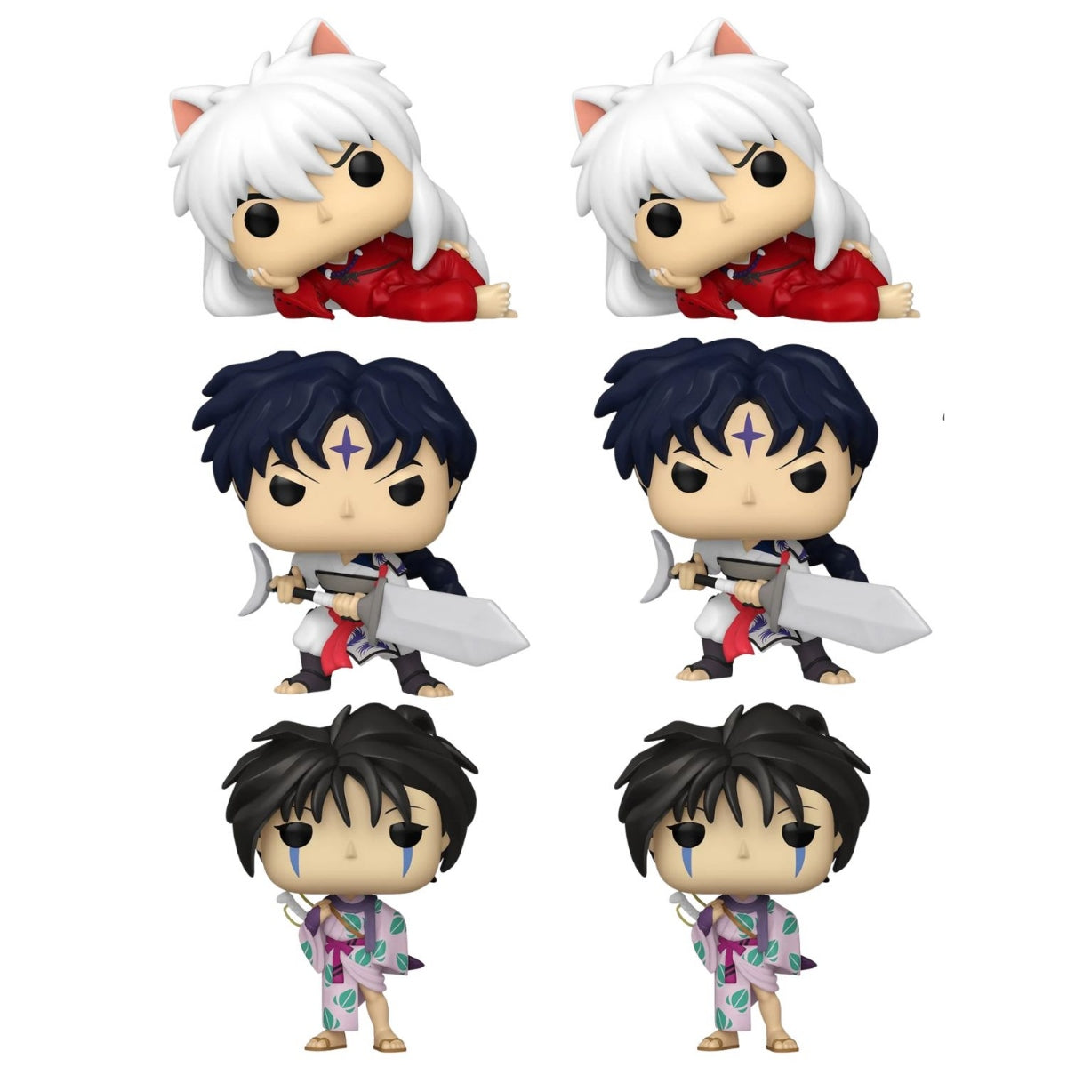 Pack of 6 Assorted InuYasha Funko Pop! Vinyl Figure Wave 5