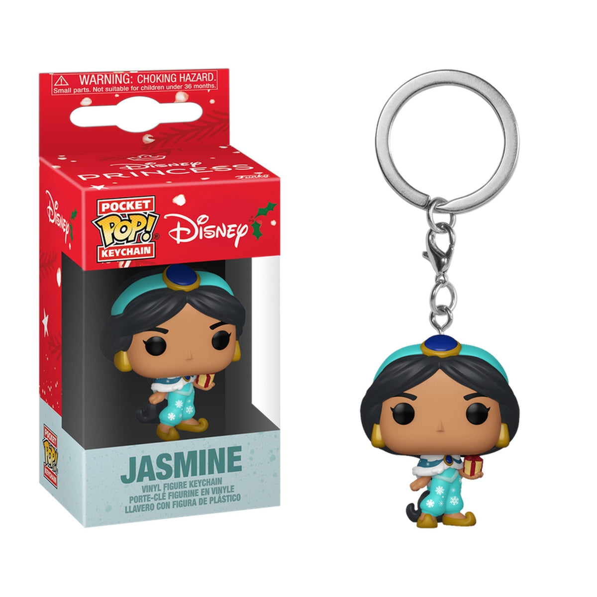 Funko Pop Disney Aladdin: Jasmine (Winter Outfit) 1.5-Inch Vinyl Keychain
