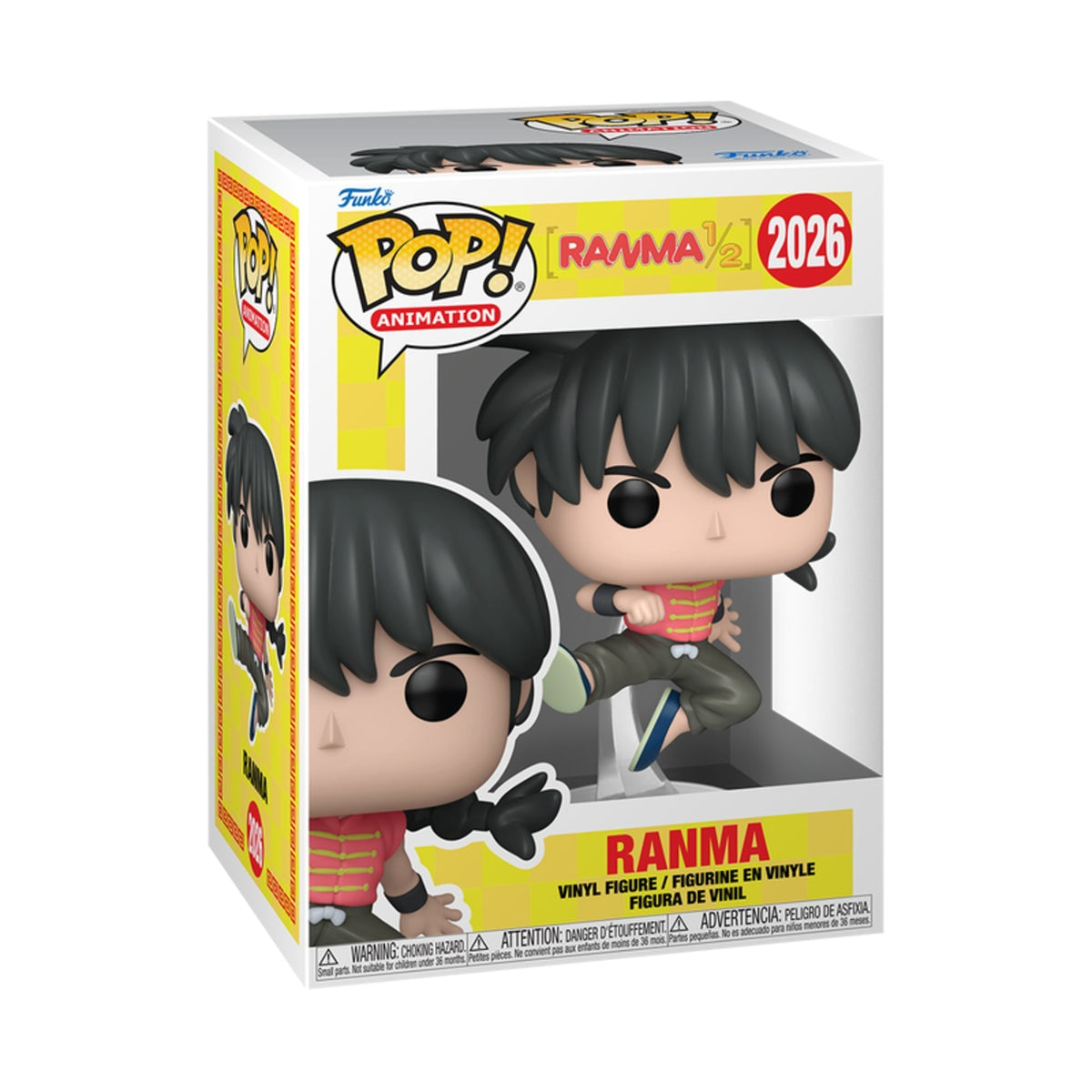 Funko Pop Ranma 1/2: Ranma Saotome 4-Inch Vinyl Figure #2026