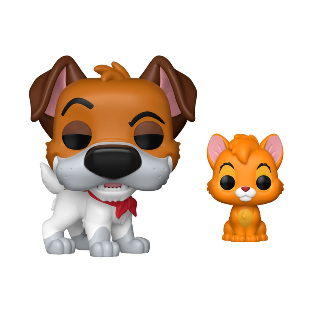 Funko Pop Oliver & Company: Dodger with Oliver 4-Inch Vinyl Figure #1705