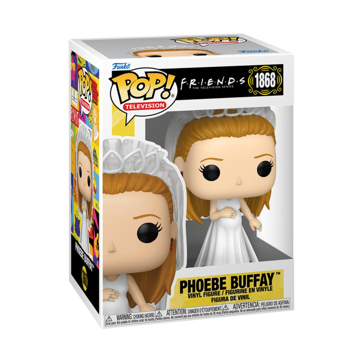 Funko Pop Friends: Phoebe Buffay (Wedding Dress) 4-Inch Vinyl Figure #1868