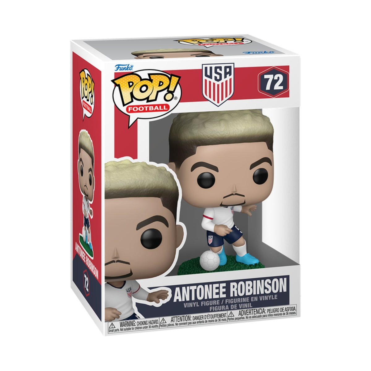 Funko Pop USA Soccer: Antonee Robinson 4-Inch Vinyl Figure #72
