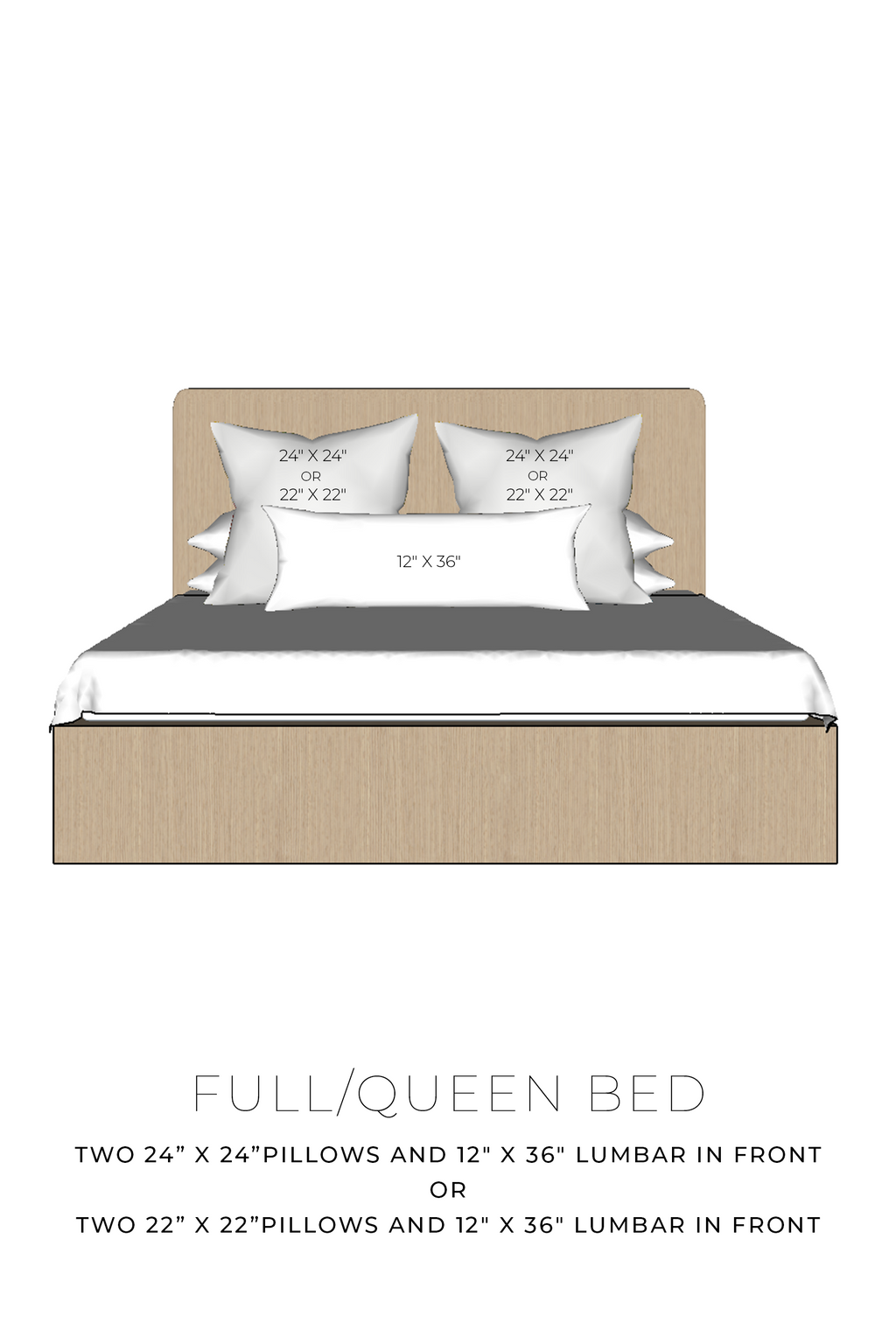 Jolie Textured Slub Stripe Pillow - 3 Sizes