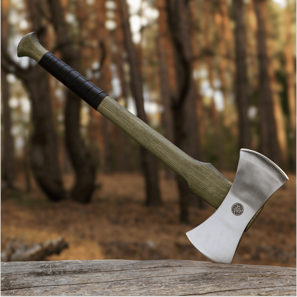 Functional double bit axe "Vargstal"