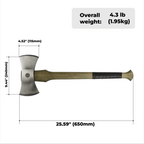 Functional double bit axe "Vargstal"