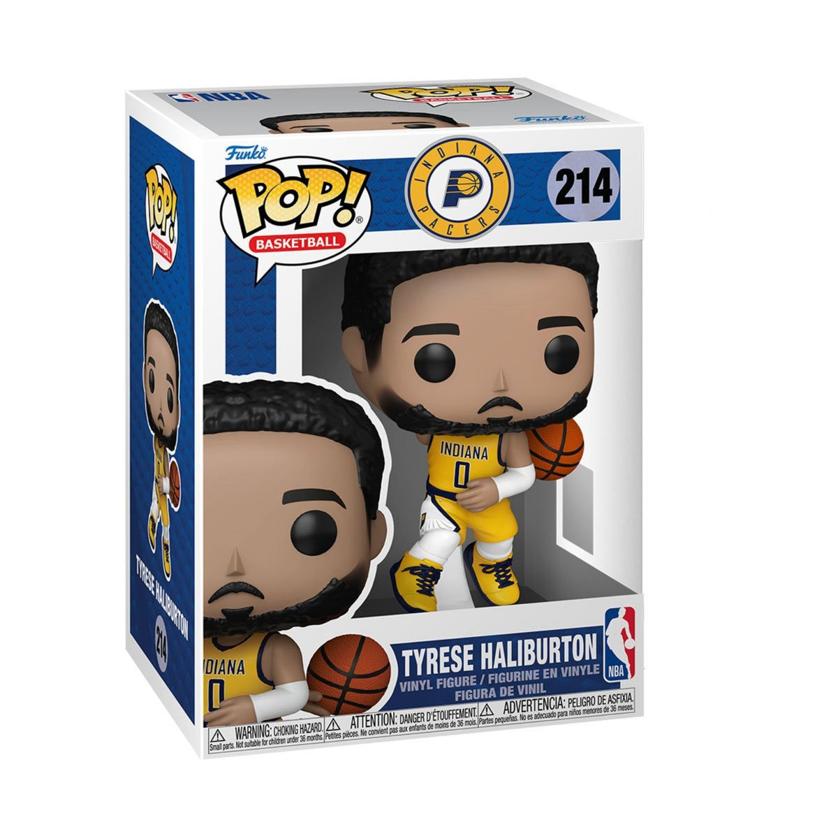 NBA Pacers Tyrese Haliburton Funko Pop! Vinyl Figure #214