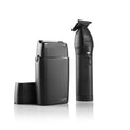 BaBylissPRO LimitedFX Matte Black Trimmer and Double-Foil Shaver Gift Set - FXDUOFS2TMB