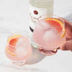 Raye Footed Crystal Punch Glasses Set of 2