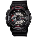 Casio G-SHOCK Men's Black Dial Analog/Digital Watch Black Resin Strap - GA-110-1AHDR