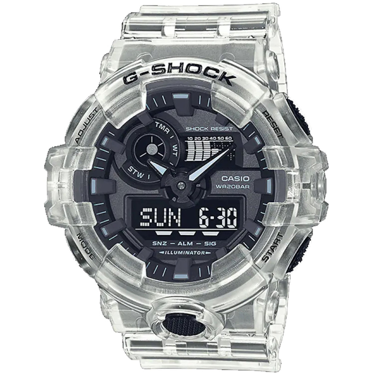 Casio Men's G-Shock Black Dial Watch - GA700SKE-7A