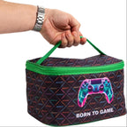 Share 🎮 Born to Game Lunch Bag – Funny Gamer Gaming Lunch Box Insulated Cooler Gift🎁