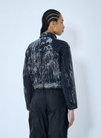 Ganni Women Heavy Denim Belted Jacket