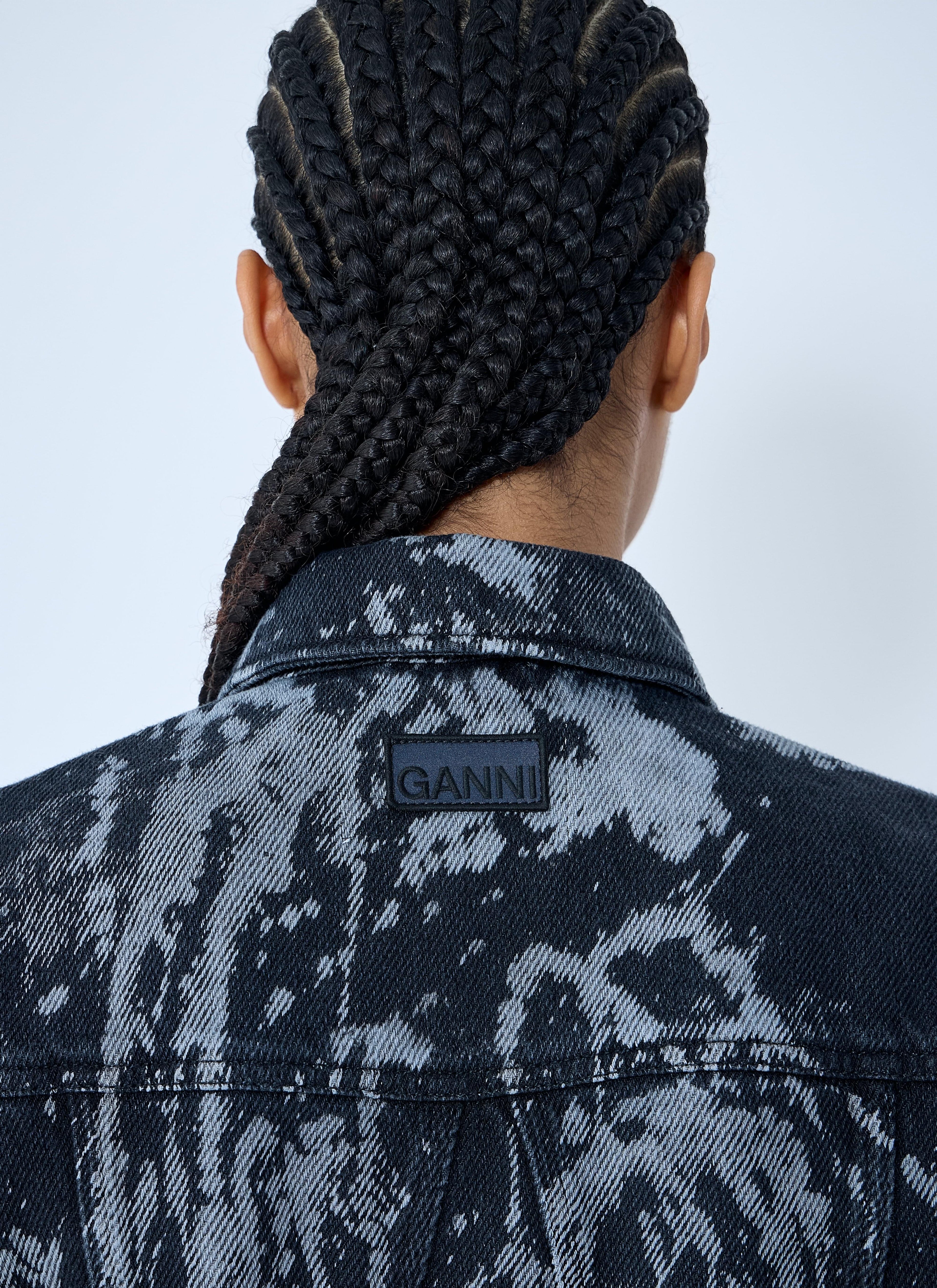 Ganni Women Heavy Denim Belted Jacket
